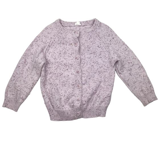 Jamie Kay Lilac Fleck Dotty Knit Cardigan Sweater - Picture 1 of 7